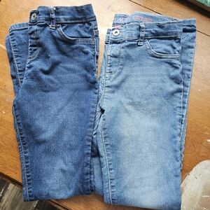2 pair of jeggings childrens place brand skinny